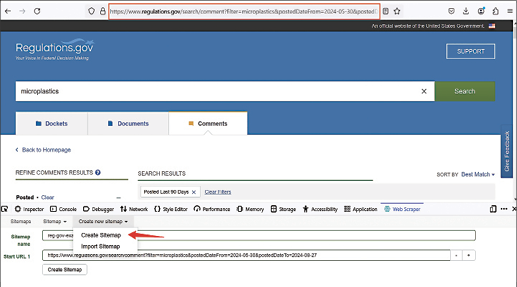 Create a site map